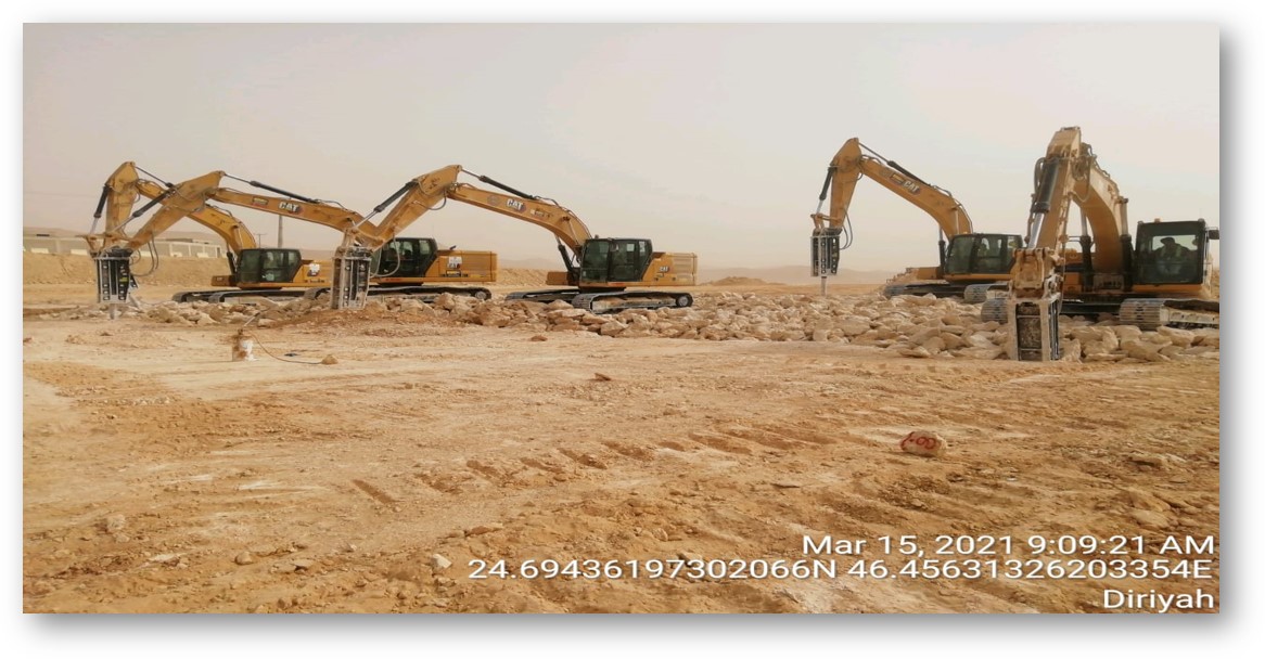 Early Works for Site Development of Wadi Safar Golf Course